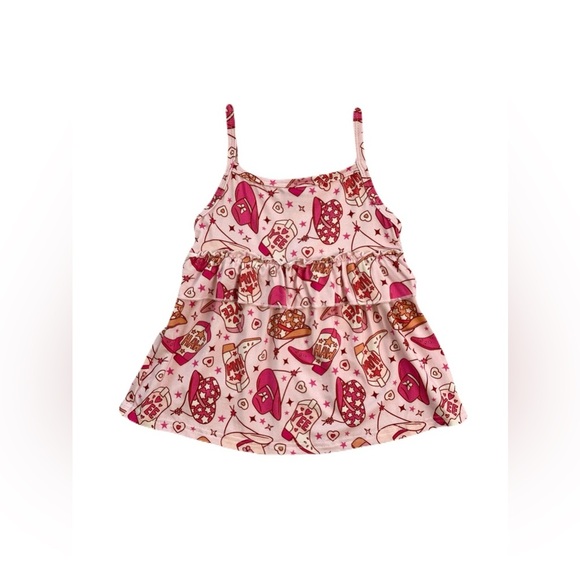 Little Eyes Boot Scootin' Cutie Bamboo Top & Flared Pants Set - Picture 3 of 8